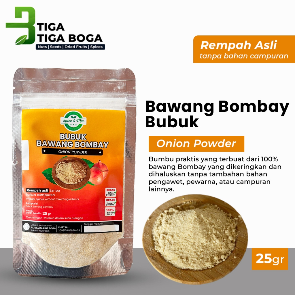 

Bawang Bombay Bubuk / Onion Powder Spice & Mix