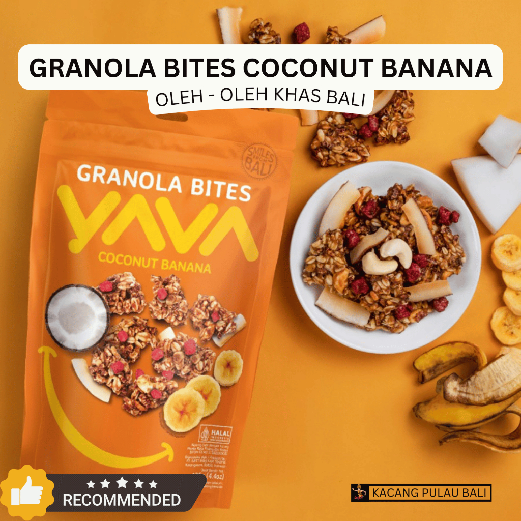 

Granola Bites Coconut Banana Vanilla YAVA / East Bali Cashews