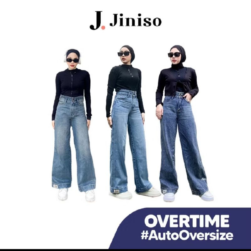 JINISO-Ultra Highwaist Baggy Loose Overtime Jeans