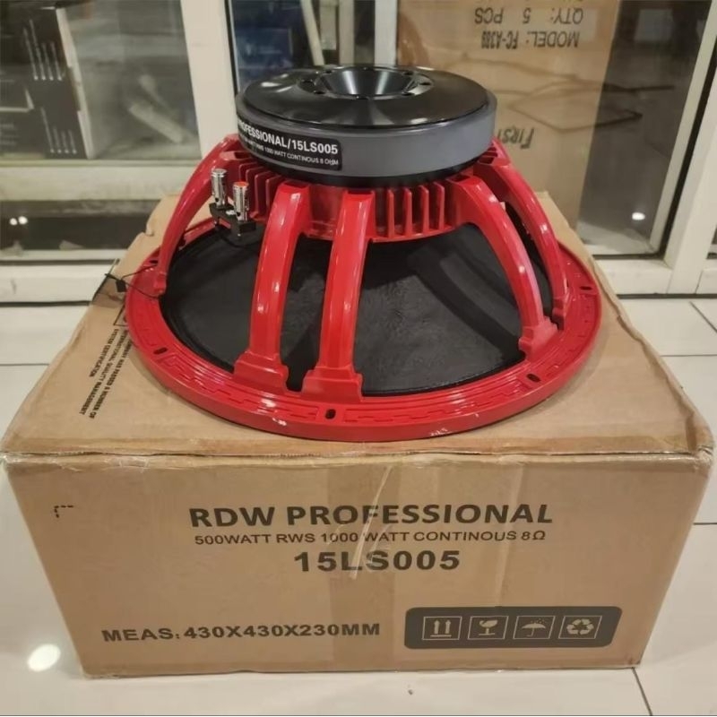 SPEAKER COMPONENT RDW 15LS005 SPEAKER 15 INCH ORIGINAL