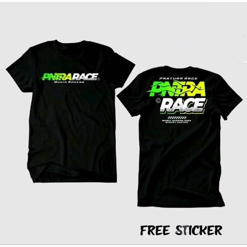 Kaos Pantura Race Kaos Mudik Bareng 2025 -Free Stiker