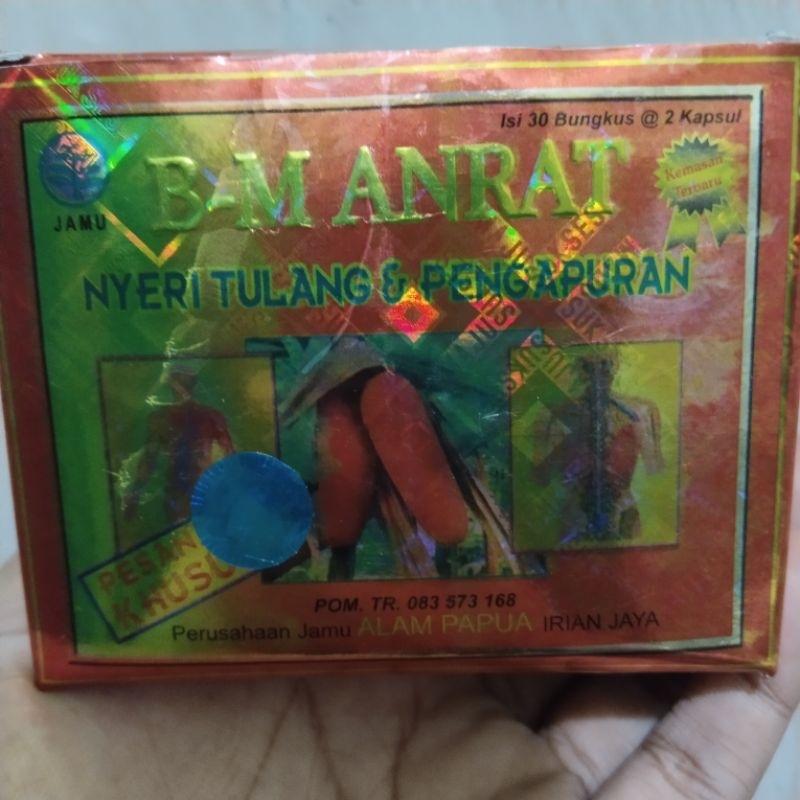 bm anrat kapsul nyeritulang pengapuran original asli