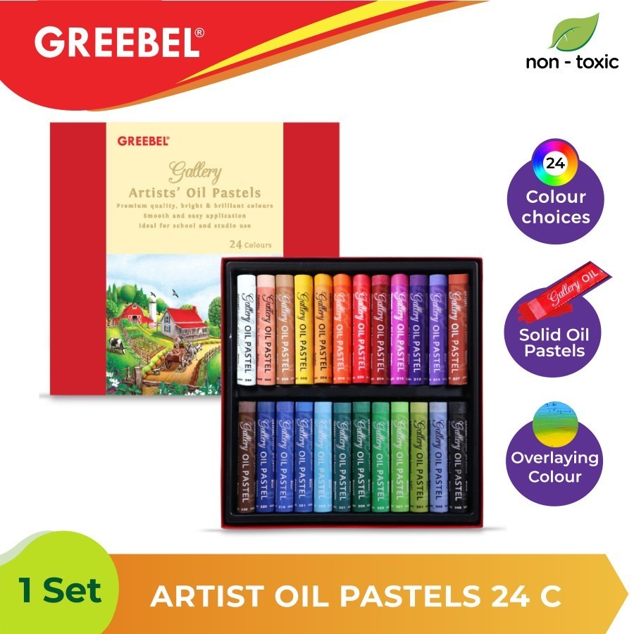 

CRAYON GREEBEL - GALLERY ARTIST OIL PASTEL 24w