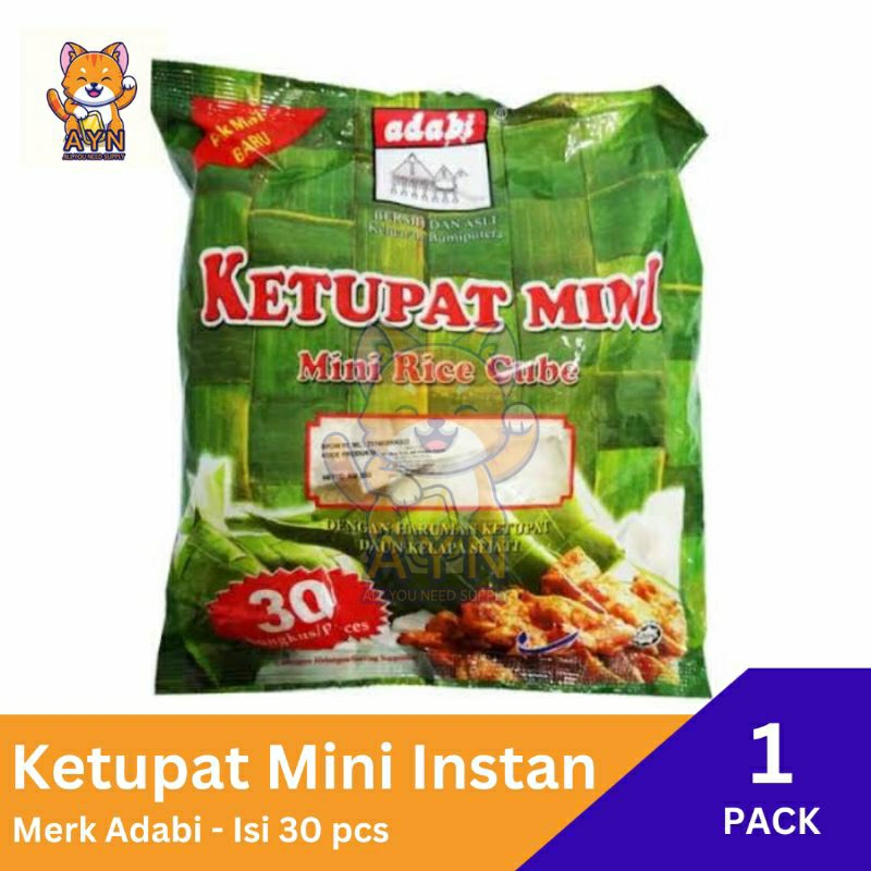 

Ketupat Mini Adabi [ 1 pack isi 30 pcs ]