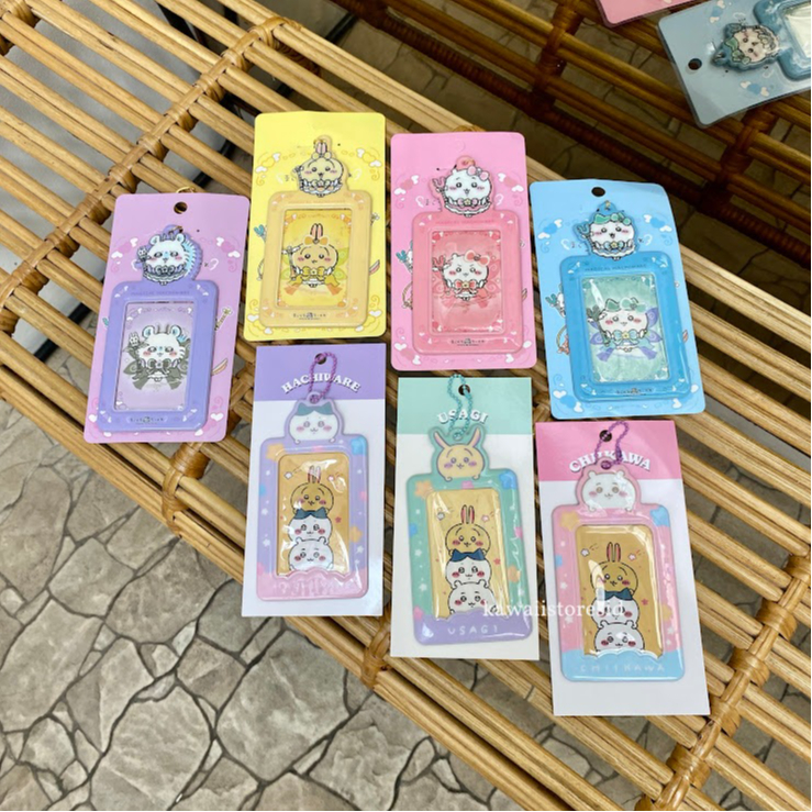 

Id Card Case PC Photocard Tempat Foto Kartu Card Holder Name Gantungan Premium Quality Karakter Kartun Anime Chiikawa Hachiware Lucu Unik Kado Gift Hadiah