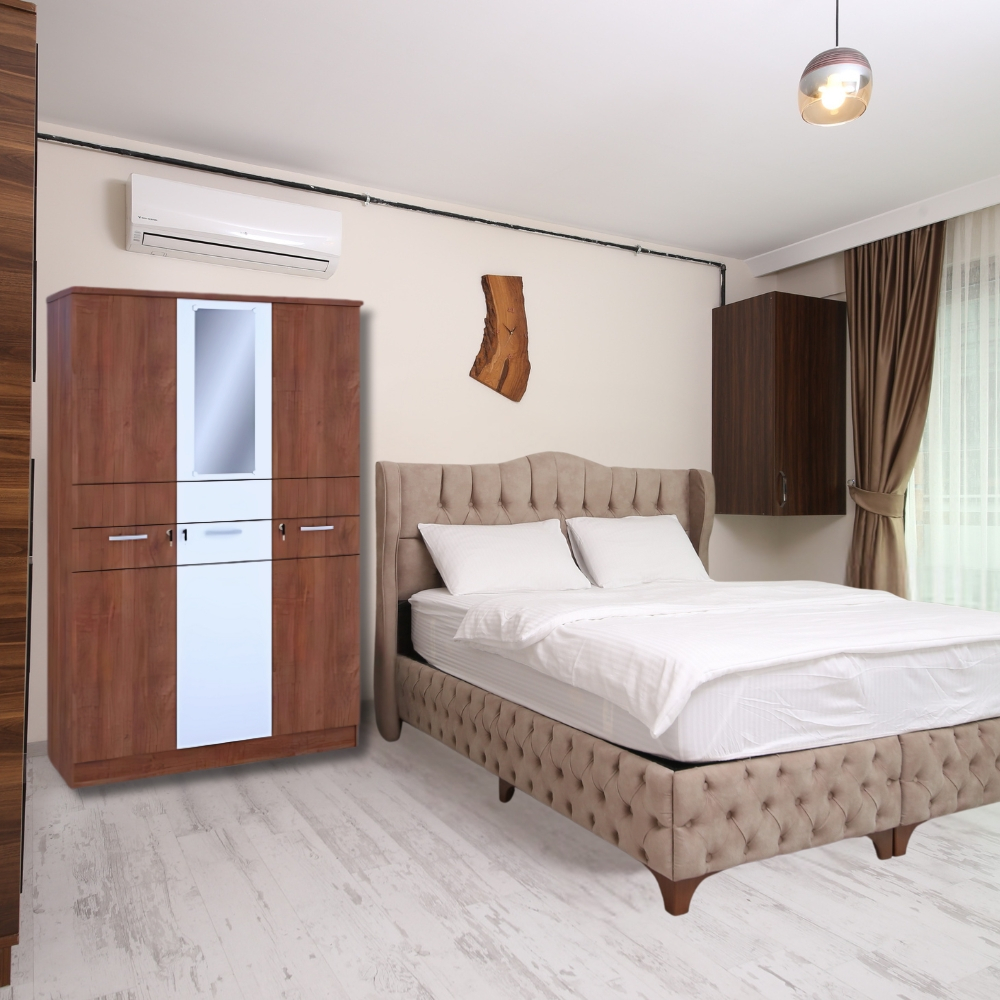 RAMYA LP 308 SW (Lemari Pakaian 3 Pintu Cermin)