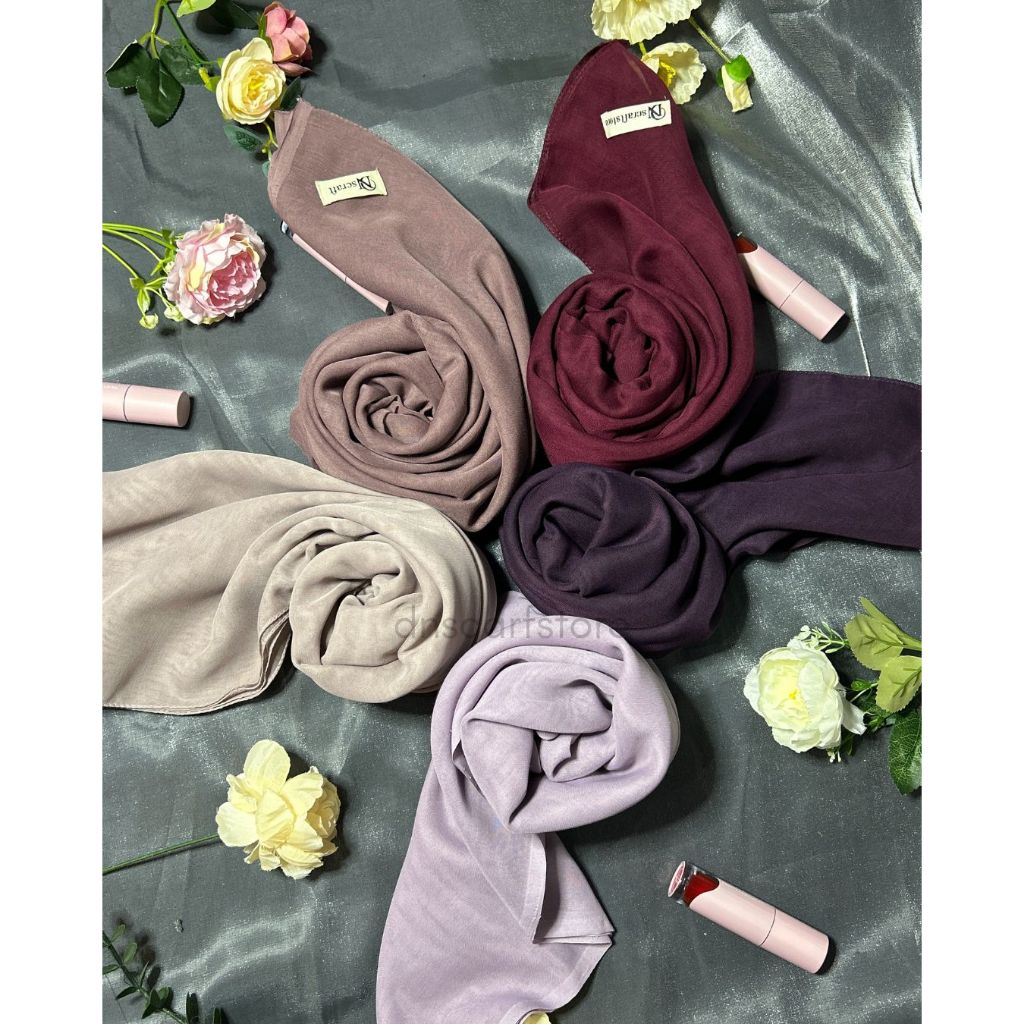 DNSCARF - Jilbab Segi Empat Paris Japan / Hijab Segi Empat