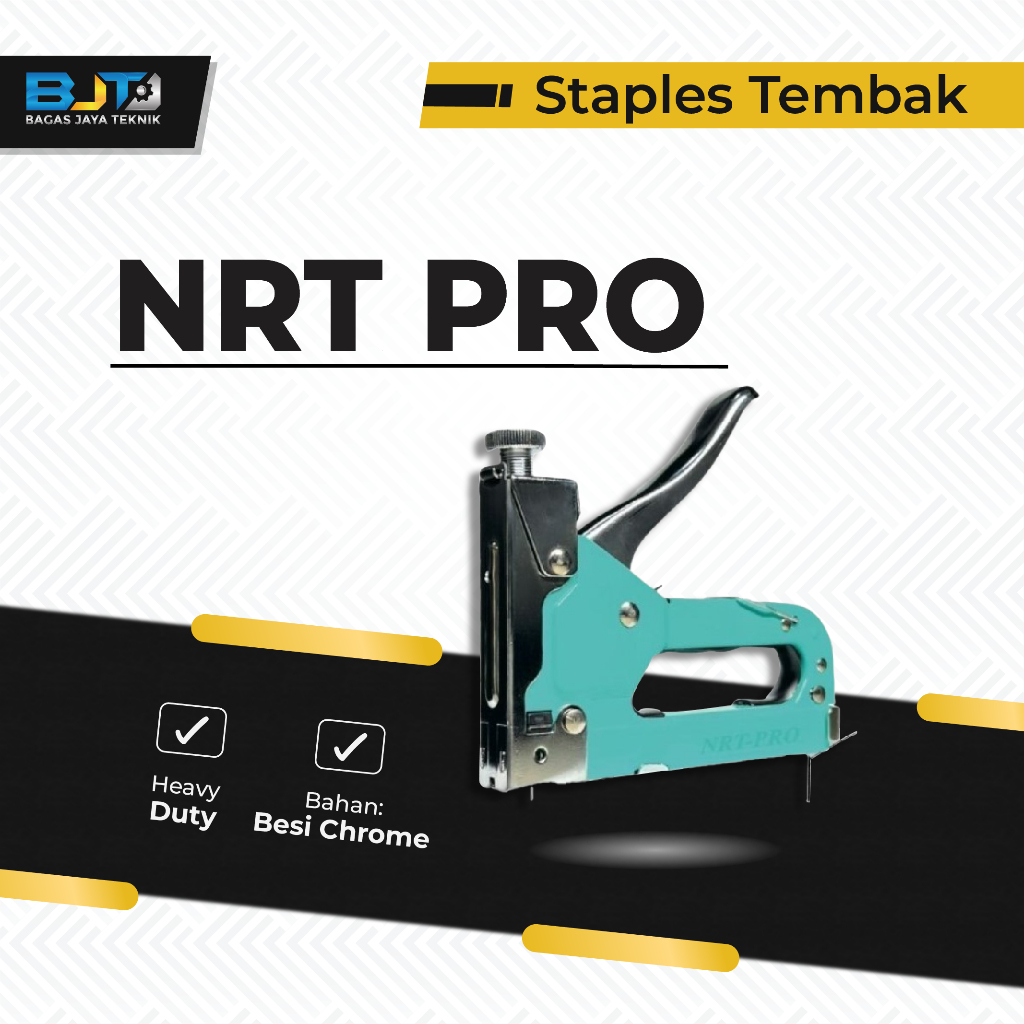 NRT PRO Staples Tembak Sudah Dengan Isi Staples Bahan Ukuran 4-14mm