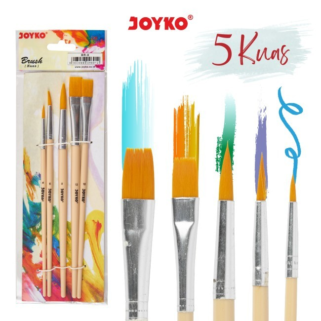 

Kuas Lukis Joyko BR-8 / Kuas Mewarnai Joyko / Kuas Murah / Kuas Set / Brush Joyko BR-8