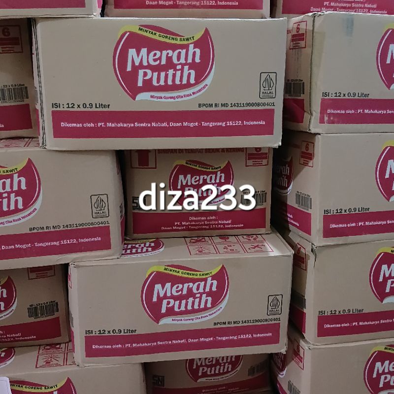 

Minyak Goreng Merah Putih 0,9L