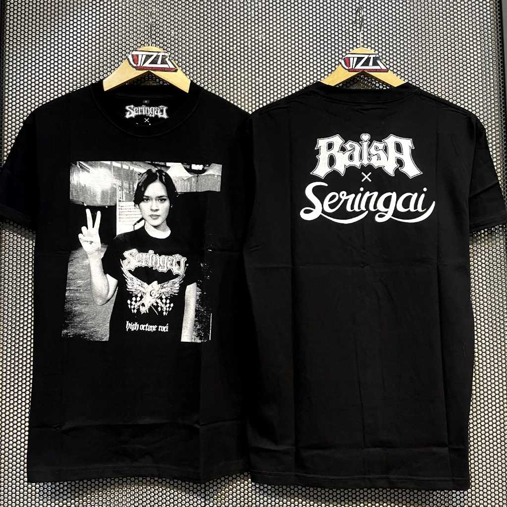 T Shirt Band Official SERINGAI X RAISA Original (LOKAL)