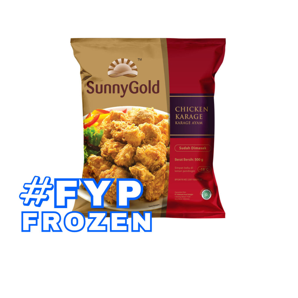 

SUNNY GOLD CHICKEN KARAGE 500GR / KARAGE AYAM