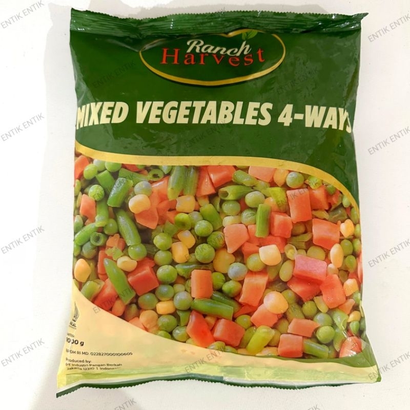 

Ranch Harvest Corn Kernel | Jagung Pipil 1kg & Mixed Vegetables | Sayur Campuran 1kg