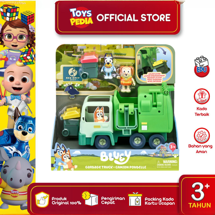 Mainan Bluey Garbage Truck S6