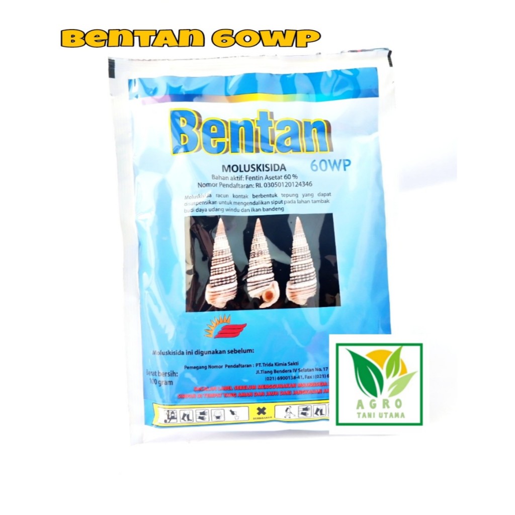 BENTAN 60 WP Pembasmi Siput Keong