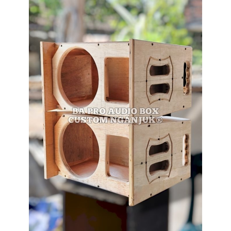 Box LINE ARRAY CUSTOM 10 INCH SINGLE + TWEETER CUSTOM