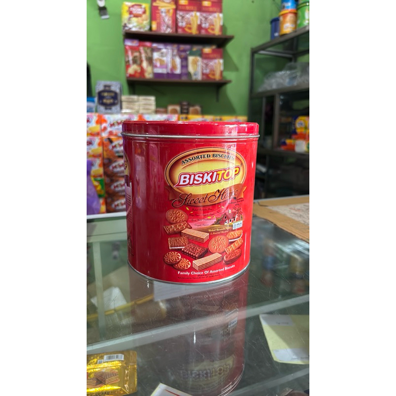 

BISKITOP ASSORTED BISCUITS TRADITIONAL SWEET HOME BULAT - 500gr