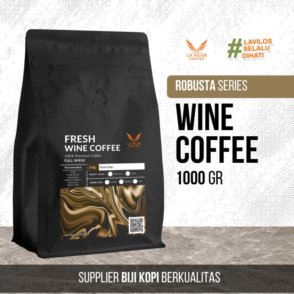 

LA VILOS - Wine Coffee Robusta Ferment Process - 1kg