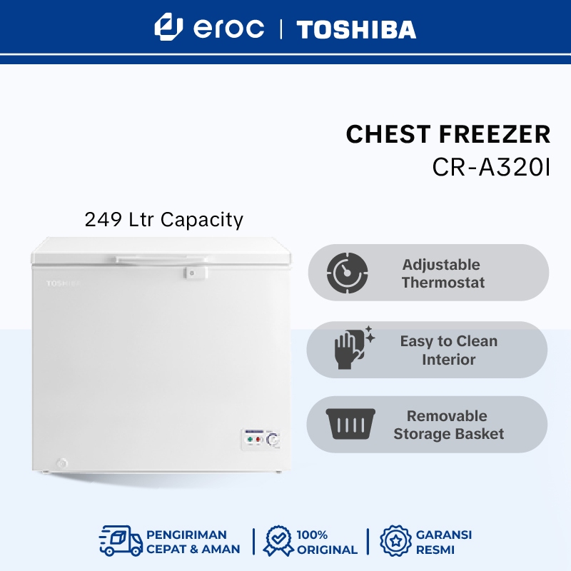 TOSHIBA Chest Freezer CR-A320I (249 L)