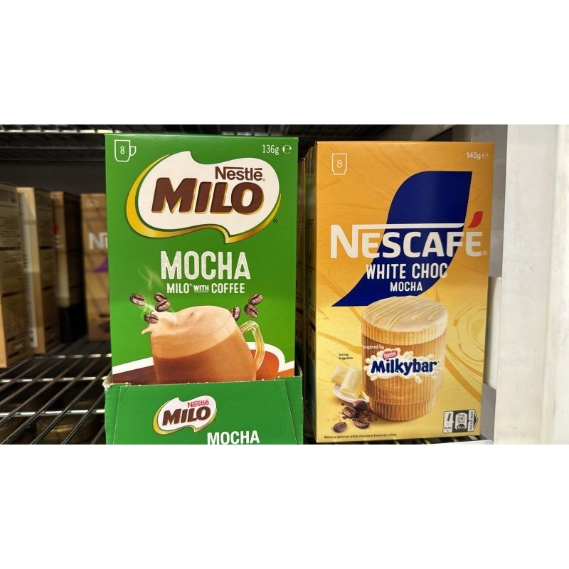 

PO Ausie Mocha Milo & Mocha Nescafe