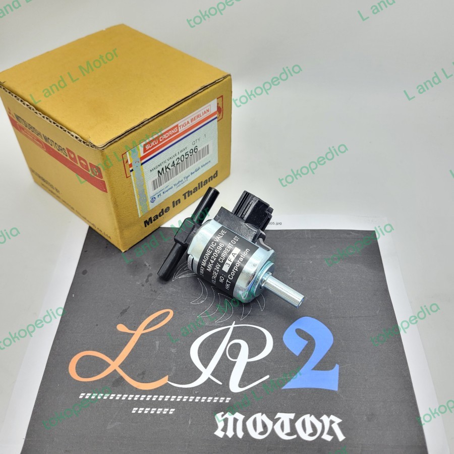 EXHAUST BRAKE VALVE MAGNETIC 3WAY MITSUBISHI CANTER PS125 TURBO(24V)