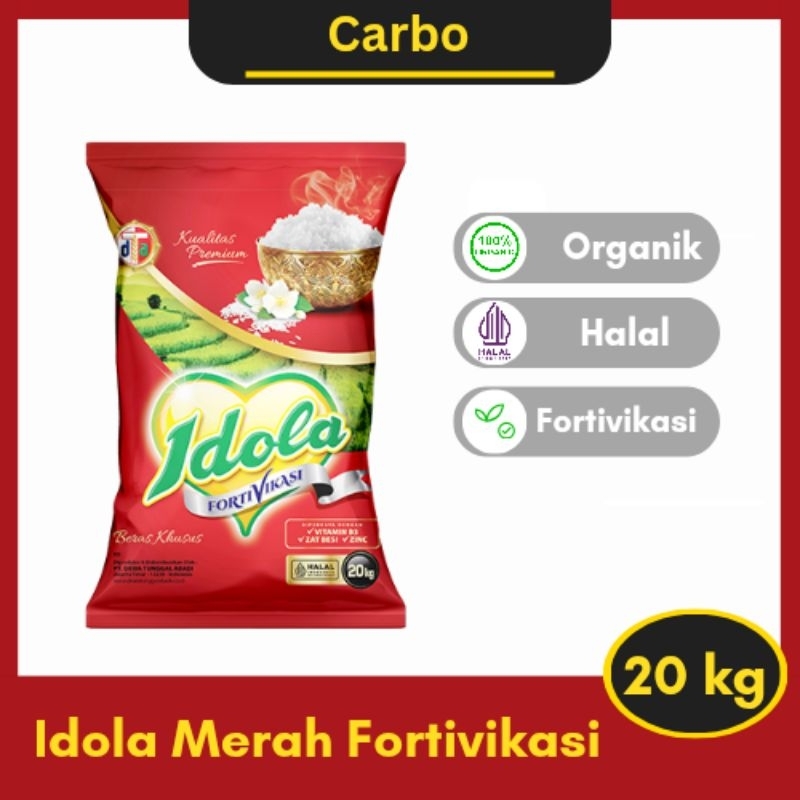 

CARBO - Beras Idola Merah Fortifikasi 20 kg