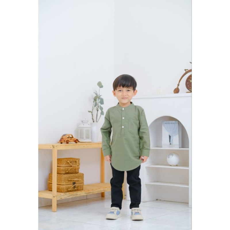 KURTA AQSA - KURTA ANAK 2-6 TAHUN | PAKAIAN ANAK LAKI-LAKI | KOKO ANAK LAKI-LAKI | ATASAN ANAK