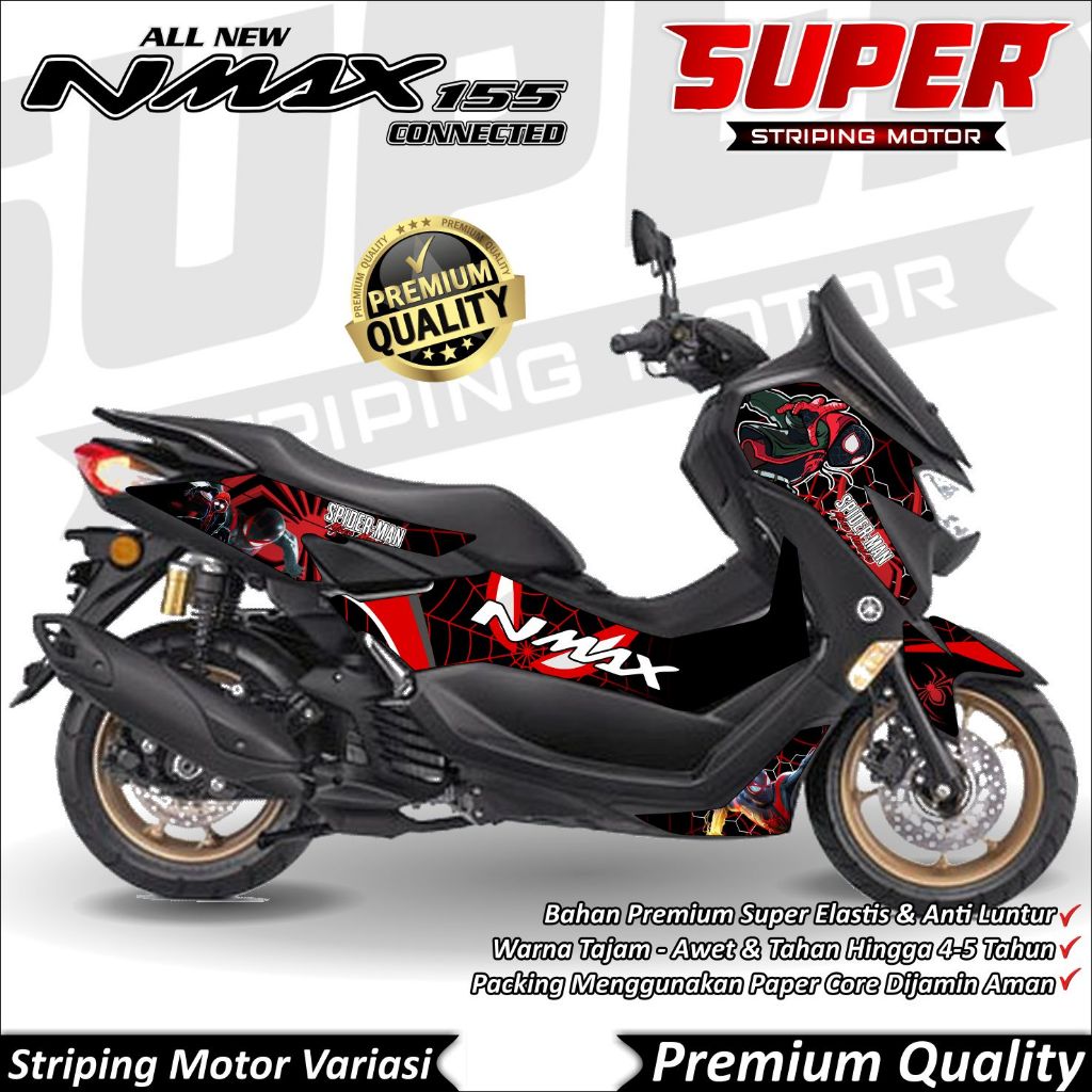 Stiker Nmax New 2020 - 2022 Anti Luntur keren Striping Nmax New 2020 - 2022 Striping Yamaha Nmax New