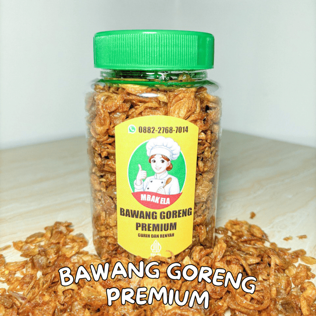 

Bawang Goreng,Bawang Merah Goreng, Bawang Goreng Termurah, Bawang Goreng Asli premium Grade A Tanpa Tepung | Berat 1 Kg