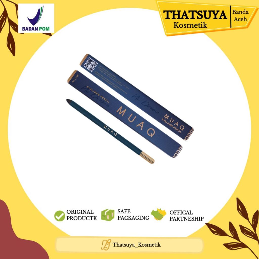 MUAQ EYELINER PENCIL BLACK
