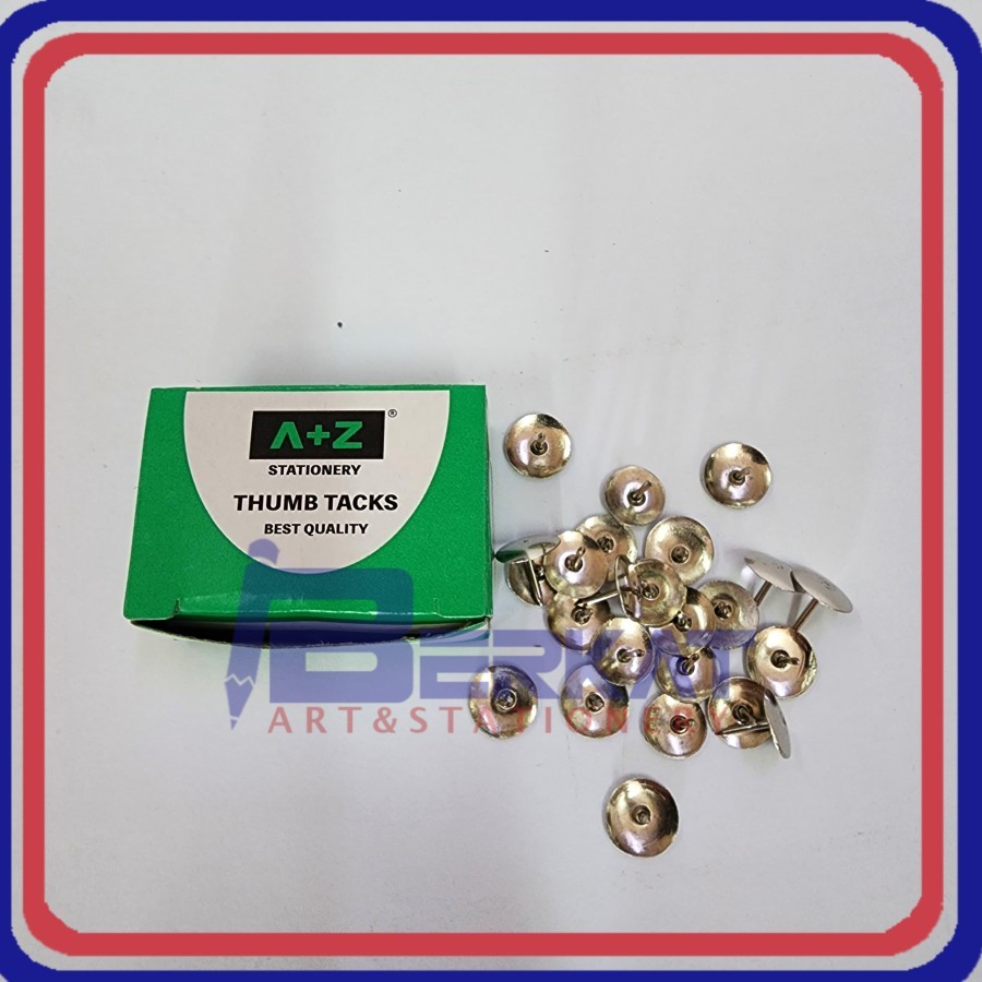 

Paku Payung / Thumb Tacks / Pines A+Z Isi 25 Pcs