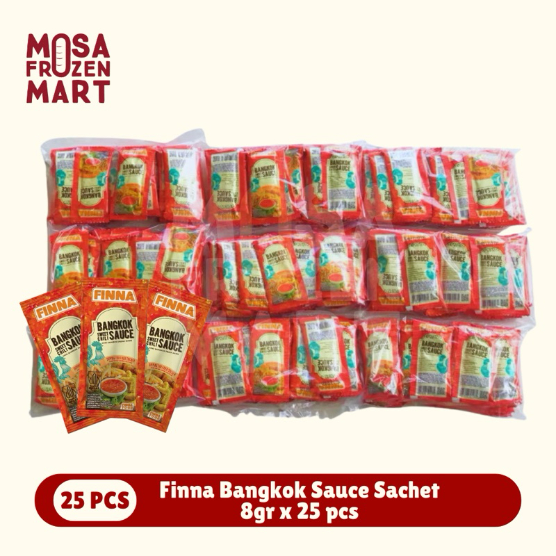 

Finna Bangkok Sauce Sachet 8 Gr Isi 25 Pcs | Kemasan Repack
