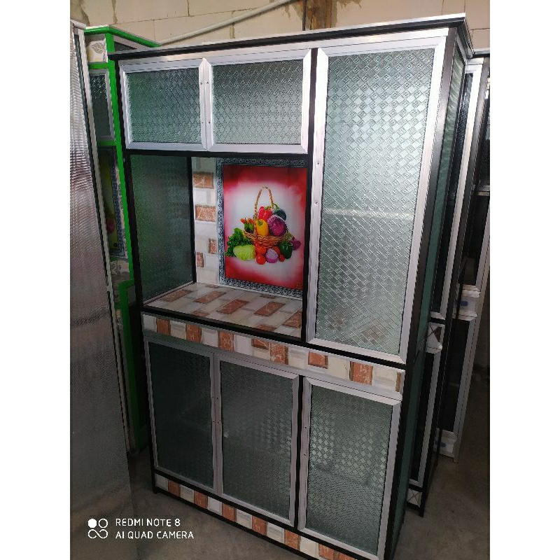 RAK DAPUR CANTIK PINTU 6 MURAH