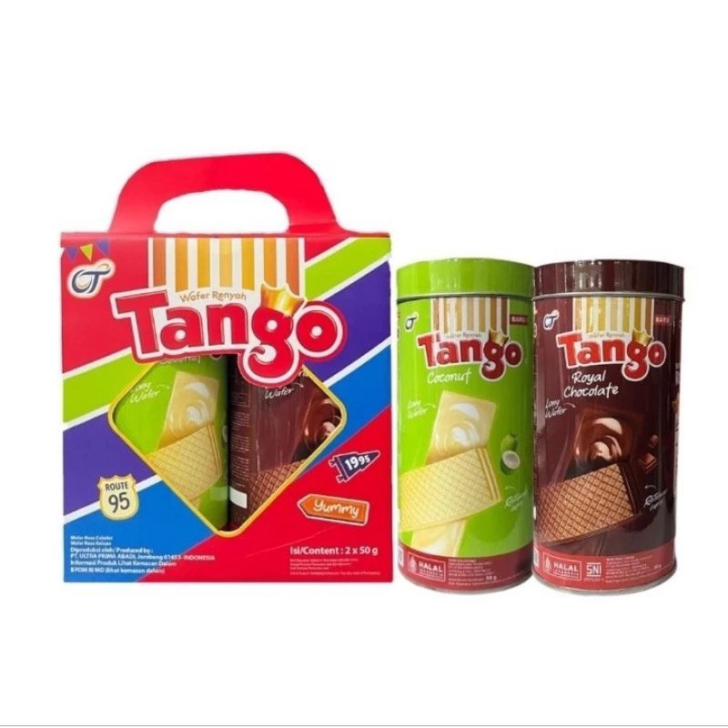 

Tango Wafer kaleng (isi 2) Hampers Lebaran