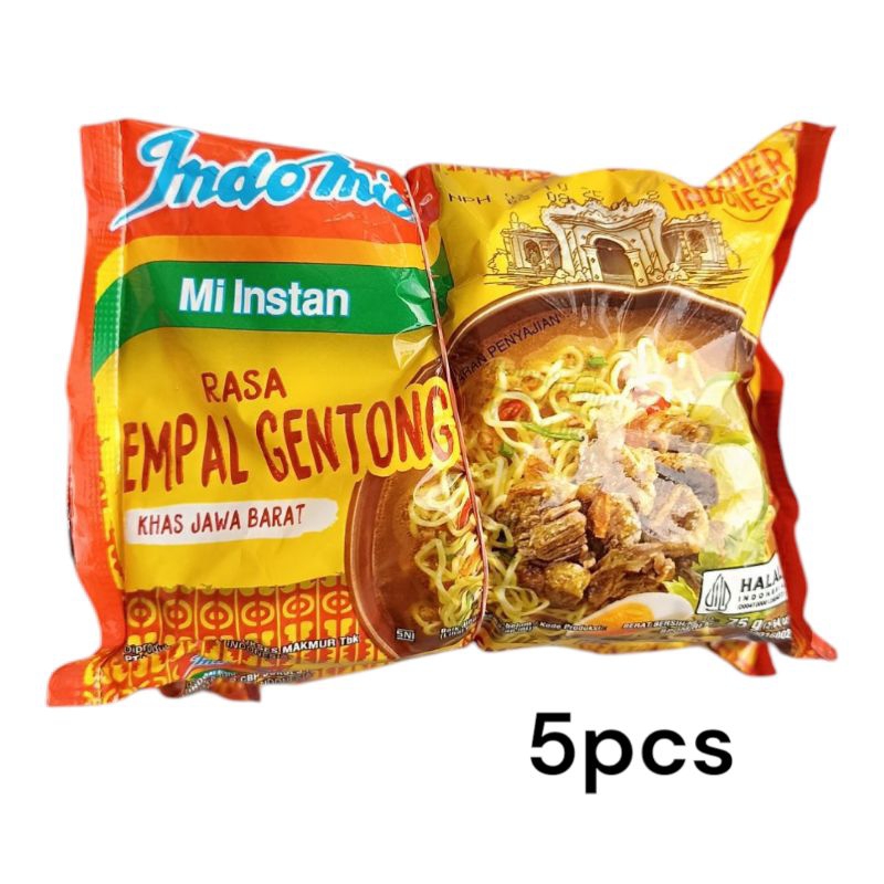

Indomie Empal Gentong Mie Instan Mi kuah 5 pcs