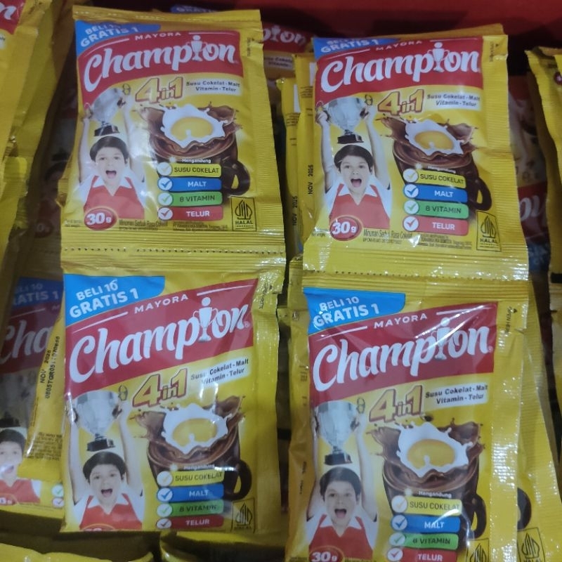 

Energen Champion Susu Cokelat 1 Renteng