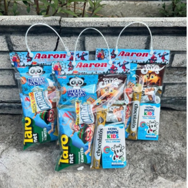 

Ready Paket Tenteng snack ultah ulang tahun goodie bag bingkisan hampers jajan