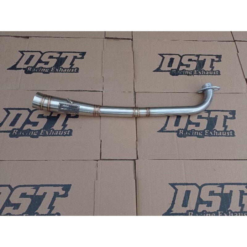 knalpot leheran Jupiter z1 pemasangan standar pipa 32 original dst