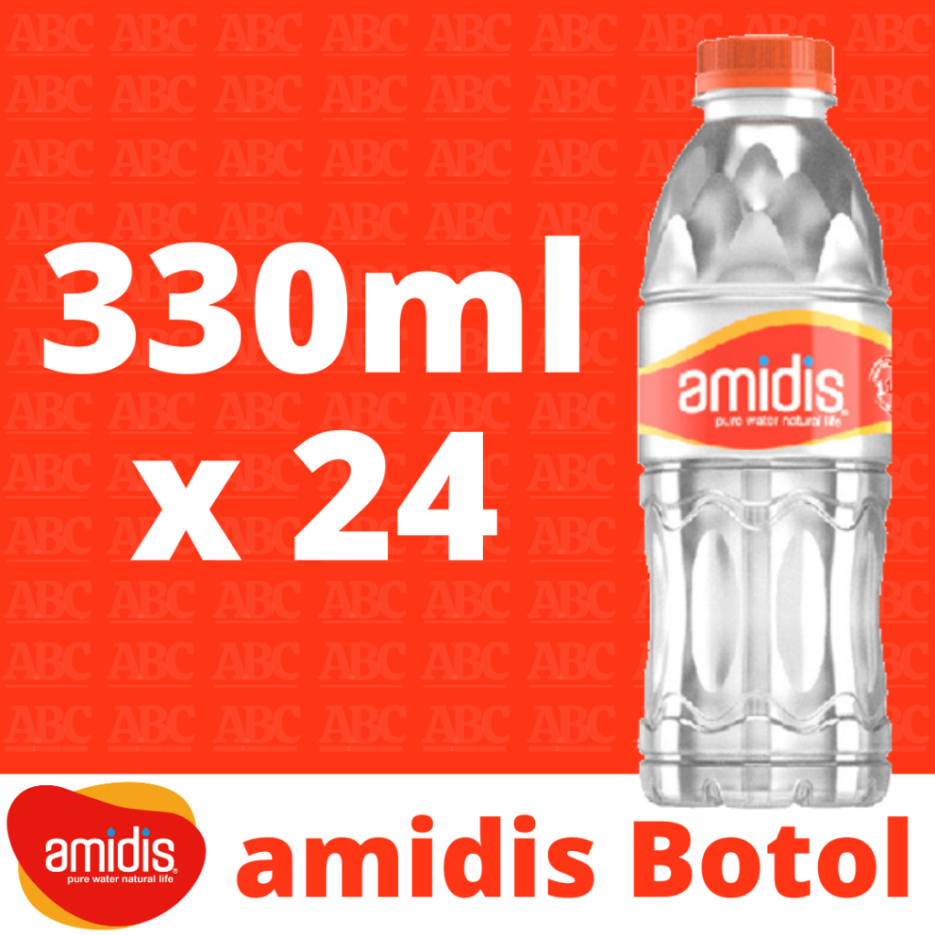 

Amidis | 330ml x 24 | Botol Kecil | Air Minum | Air Mineral