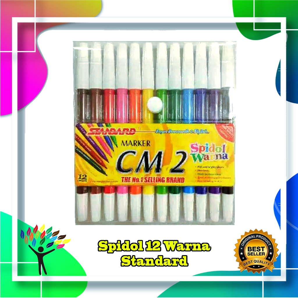 

Spidol 12 Warna - Standard CM12 ORIGINAL