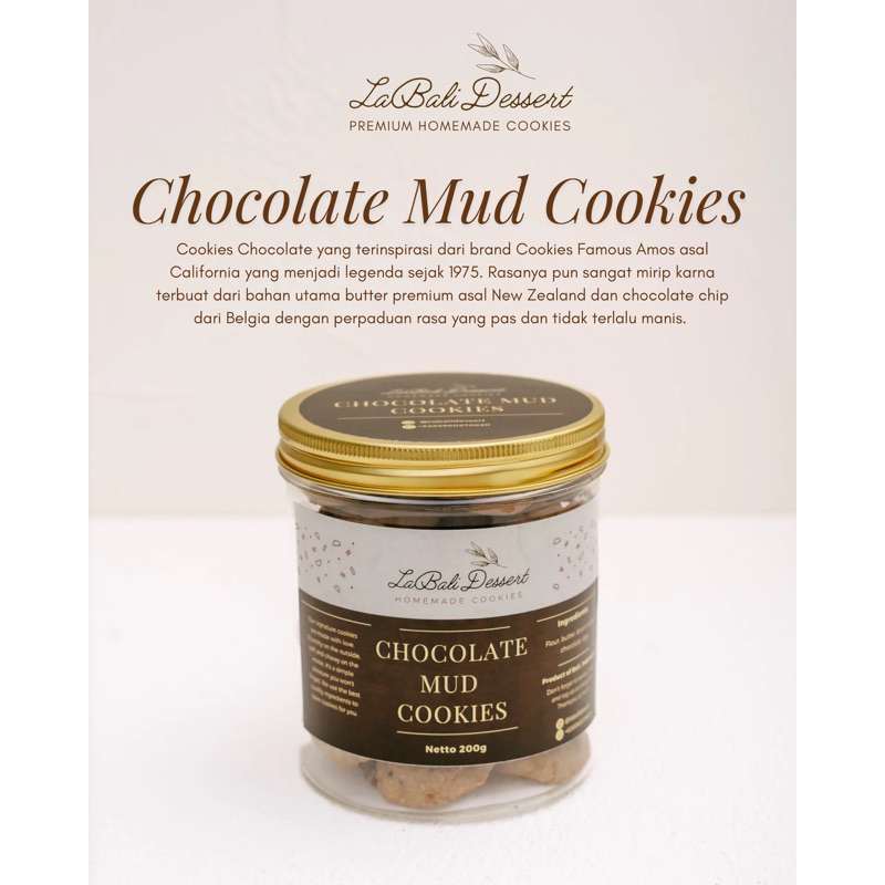

CHOCOLATE MUD COOKIES PREMIUM by La bali Dessert