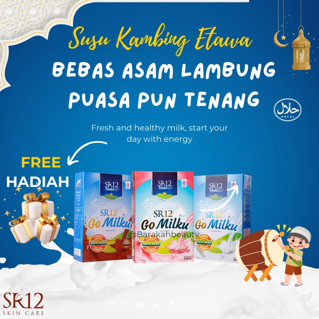 

GOMILKU SR12 Susu Kambing Etawa Premium Meningkatkan Kesehatan dan imun tubuh