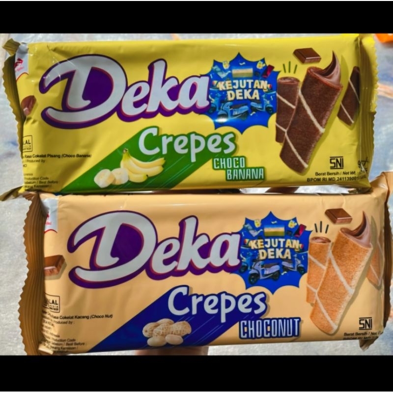 

Deka Crepes Rasa Choco Banana 90 Gram Deka Crepes Rasa Choconut 90 Gram