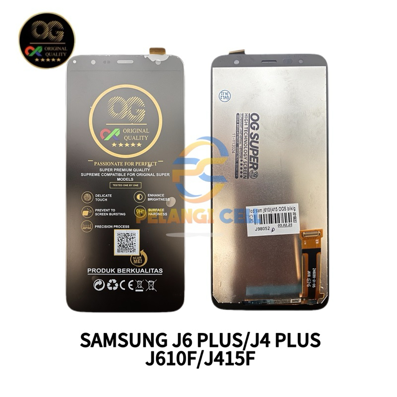 LCD SAMSUNG GALAXY J6 PLUS J610F / SAMSUNG J4 PLUS J415F / J6+ / J4+ FULLSET TOUCHSCREEN LATAR SENTU