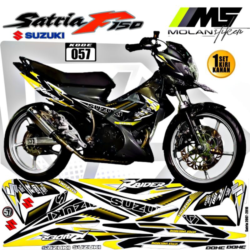 Decal Sticker Striping Variasi Satria Fu Barong Raider R Suzuki Satria Fu 150 2009-2013 Satria Fu Ck