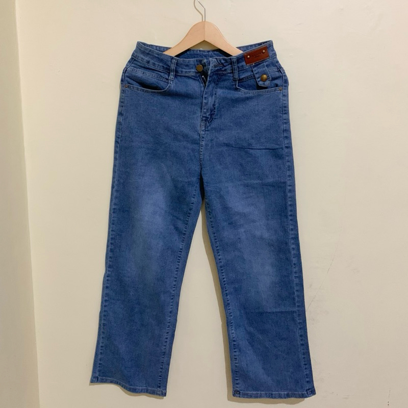Celana Jeans Kulot MORE high waist Import Bangkok - Kulot Jeans high waist MORE - Celana Jeans Wanit