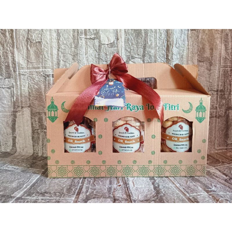 

paket hamper isi 3 kemasan 800mL/ 500g