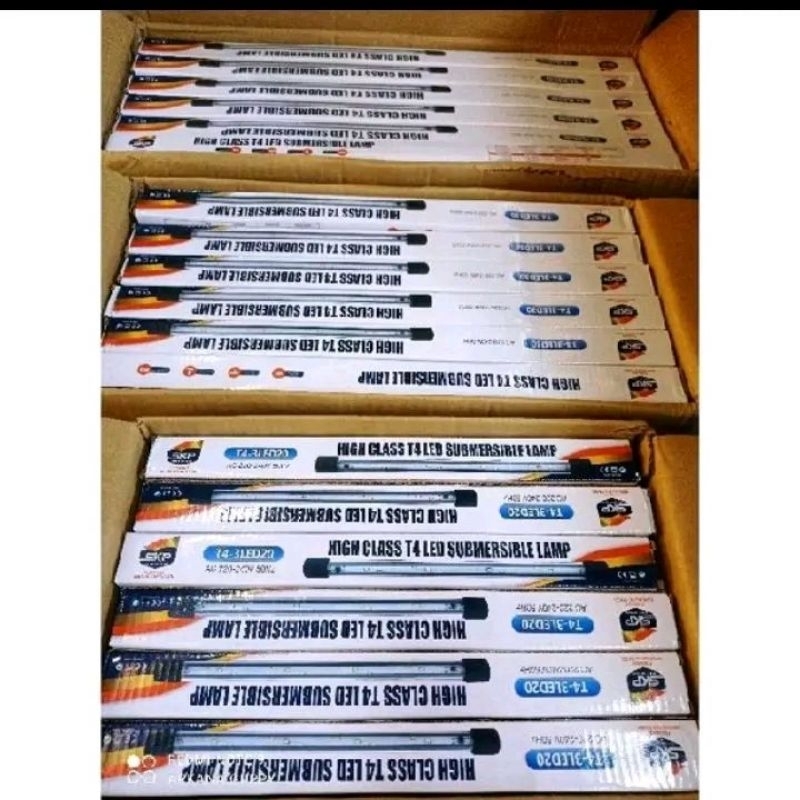 lampu celup aquarium 30 cm biru putih skp30 cm/lampu LED SKP T4 LED30