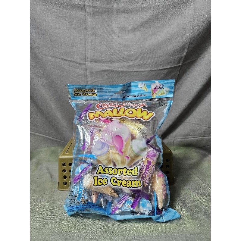 

Permen Marshmellow Contong Ice Cream - Kue Es Krim Rasa Permen Marshmellow - Food, Candy