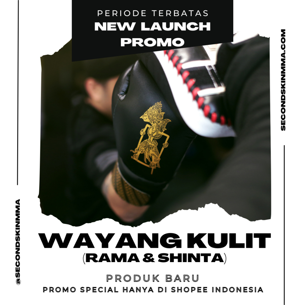 SECOND SKIN MMA (Wayang Kulit) | Sarung Tinju Premium - Boxing Gloves | Premium Handcrafted Gloves w